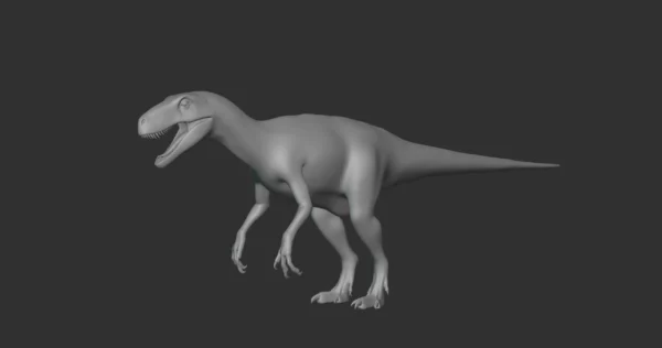 Nanotyrannus Basemesh 3D Model Free Download 3D Model Creature Guard 3