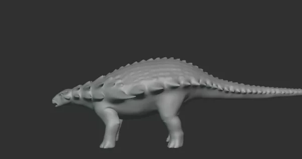 Nodosaurus Basemesh 3D Model Free Download 3D Model Creature Guard 5