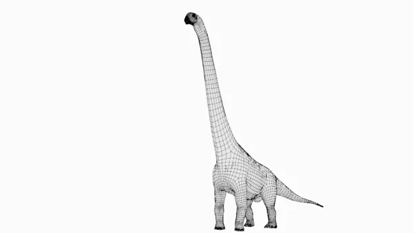 Omeisaurus Basemesh 3D Model Free Download 3D Model Creature Guard 9