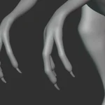 Ophiacomimus Basemesh 3D Model_(1)