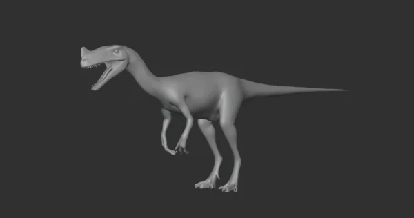 Ornitholestes Basemesh 3D Model Free Download 3D Model Creature Guard 3