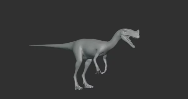 Ornitholestes Basemesh 3D Model Free Download 3D Model Creature Guard 4