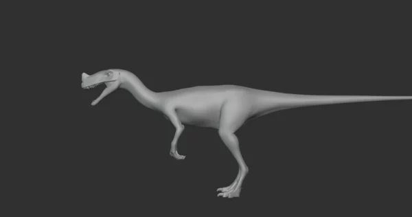 Ornitholestes Basemesh 3D Model Free Download 3D Model Creature Guard 5