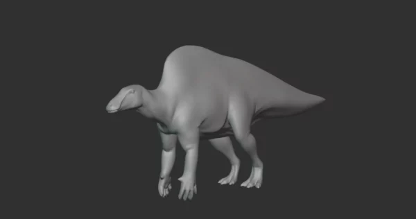 Ouranosaurus Basemesh 3D Model Free Download 3D Model Creature Guard 3