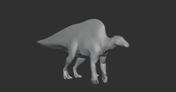 Ouranosaurus Basemesh 3D Model Free Download 3D Model Creature Guard 4