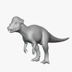 Pachycephalosaurus Basemesh 3D Model Free Download 3D Model Creature Guard