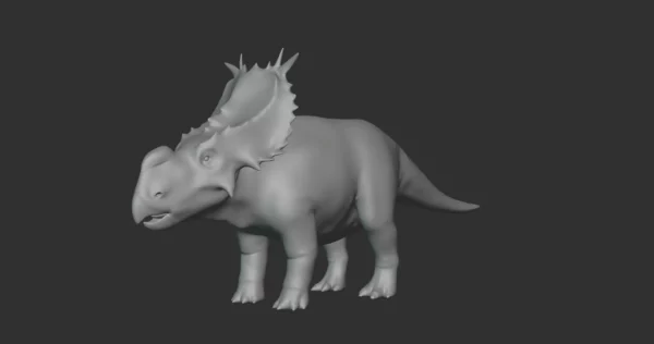 Pachyrhinosaurus Basemesh 3D Model Free Download 3D Model Creature Guard 3