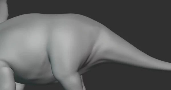 Pachyrhinosaurus Basemesh 3D Model Free Download 3D Model Creature Guard 8