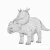 Pachyrhinosaurus Basemesh 3D Model Free Download 3D Model Creature Guard 18