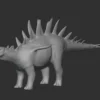 Paranthodon Basemesh 3D Model Free Download 3D Model Creature Guard 12