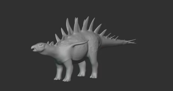 Paranthodon Basemesh 3D Model Free Download 3D Model Creature Guard 3