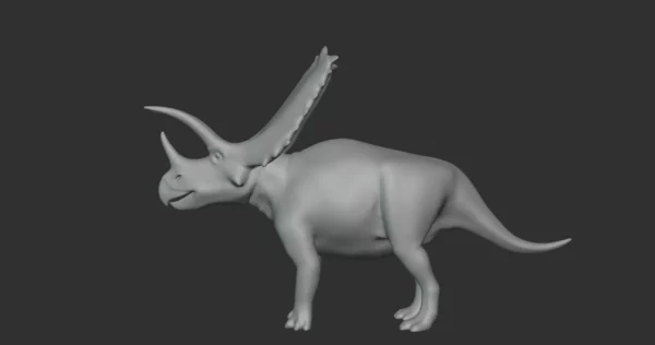 Pentaceratops Basemesh 3D Model Free Download 3D Model Creature Guard 5