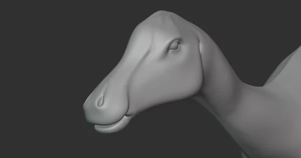Plateosaurus Basemesh 3D Model Free Download 3D Model Creature Guard 6