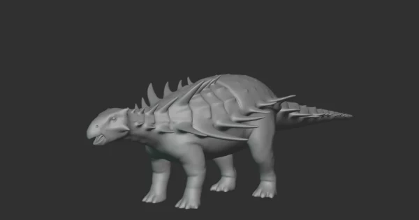 Polacanthus Basemesh 3D Model Free Download 3D Model Creature Guard 3