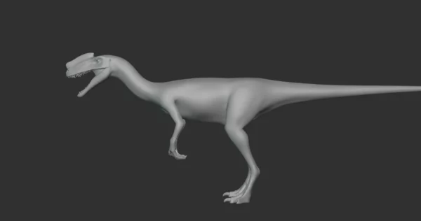 Proceratosaurus Basemesh 3D Model Free Download 3D Model Creature Guard 5