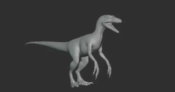 Pyroraptor Basemesh 3D Model Free Download 3D Model Creature Guard 4