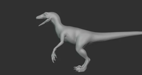 Pyroraptor Basemesh 3D Model Free Download 3D Model Creature Guard 5