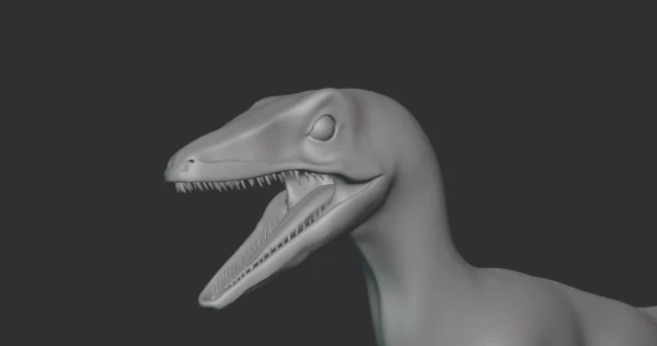 Pyroraptor Basemesh 3D Model Free Download 3D Model Creature Guard 6
