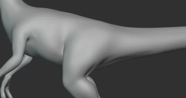 Pyroraptor Basemesh 3D Model Free Download 3D Model Creature Guard 8