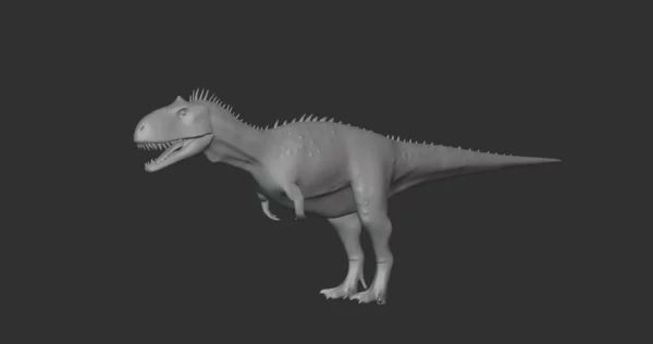 Rajasaurus Basemesh 3D Model Free Download 3D Model Creature Guard 3