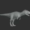 Rajasaurus Basemesh 3D Model Free Download 3D Model Creature Guard 13