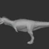 Rajasaurus Basemesh 3D Model Free Download 3D Model Creature Guard 14