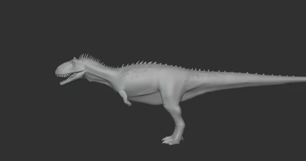 Rajasaurus Basemesh 3D Model Free Download 3D Model Creature Guard 5