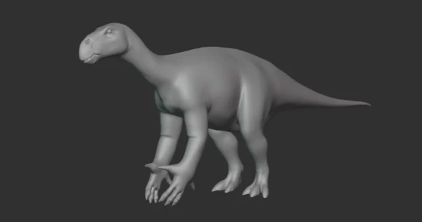 Riojasaurus Basemesh 3D Model Free Download 3D Model Creature Guard 3