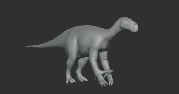 Riojasaurus Basemesh 3D Model Free Download 3D Model Creature Guard 4