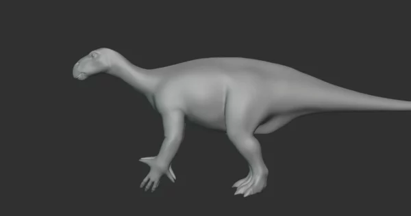 Riojasaurus Basemesh 3D Model Free Download 3D Model Creature Guard 5