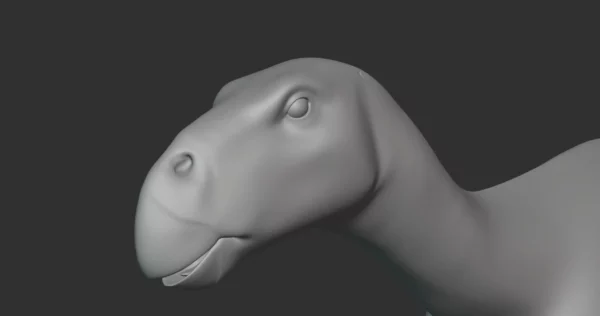 Riojasaurus Basemesh 3D Model Free Download 3D Model Creature Guard 6