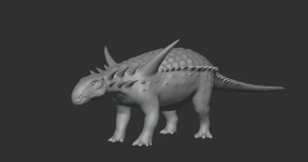 Sauropelta Basemesh 3D Model Free Download 3D Model Creature Guard 3