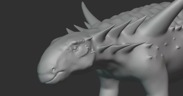 Sauropelta Basemesh 3D Model Free Download 3D Model Creature Guard 6