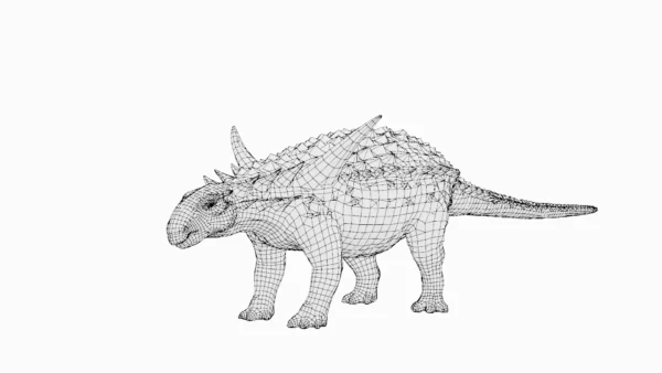 Sauropelta Basemesh 3D Model Free Download 3D Model Creature Guard 9