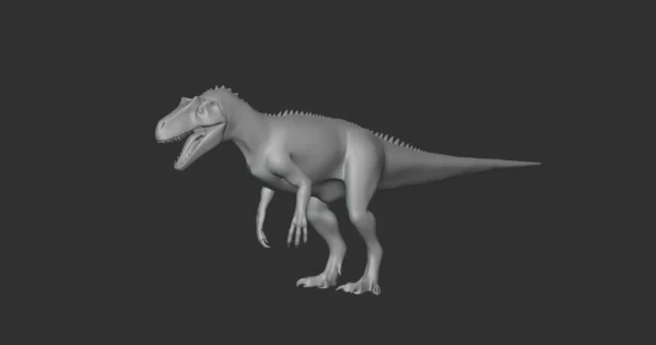 Saurophaganax Basemesh 3D Model Free Download 3D Model Creature Guard 3