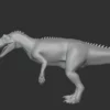 Saurophaganax Basemesh 3D Model Free Download 3D Model Creature Guard 14