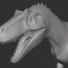 Saurophaganax Basemesh 3D Model Free Download 3D Model Creature Guard 15