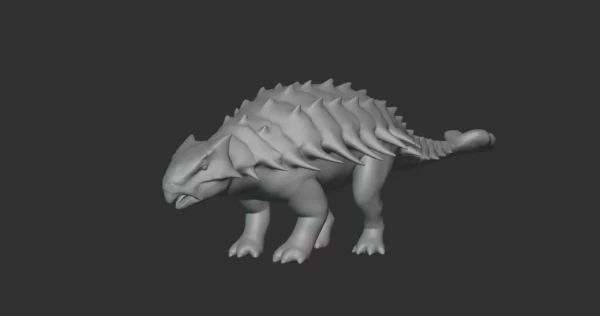 Scolosaurus Basemesh 3D Model Free Download 3D Model Creature Guard 3