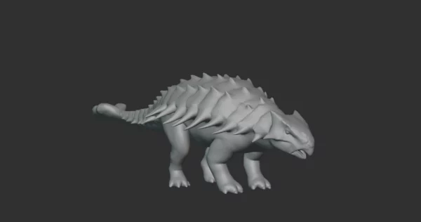 Scolosaurus Basemesh 3D Model Free Download 3D Model Creature Guard 4