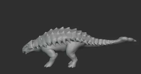 Scolosaurus Basemesh 3D Model Free Download 3D Model Creature Guard 5