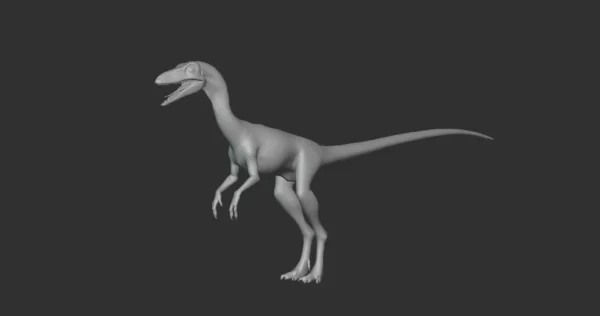 Segisaurus Basemesh 3D Model Free Download 3D Model Creature Guard 3