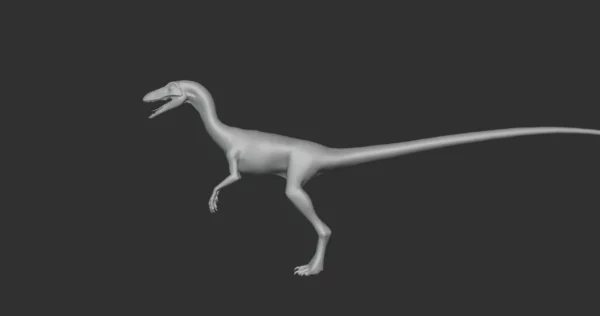 Segisaurus Basemesh 3D Model Free Download 3D Model Creature Guard 5