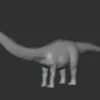 Seismosaurus Basemesh 3D Model Free Download 3D Model Creature Guard 12