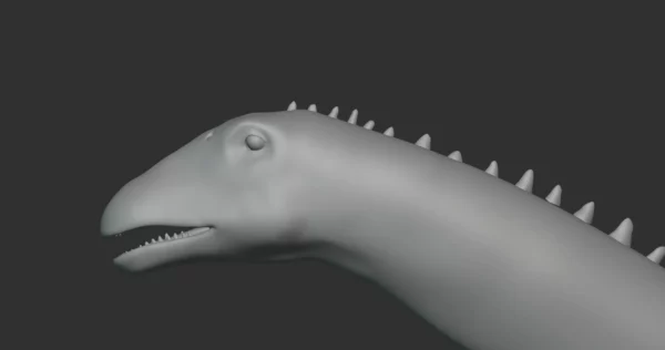 Seismosaurus Basemesh 3D Model Free Download 3D Model Creature Guard 5