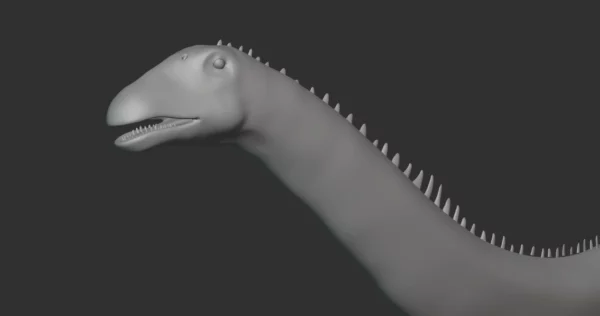 Seismosaurus Basemesh 3D Model Free Download 3D Model Creature Guard 6