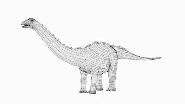 Seismosaurus Basemesh 3D Model Free Download 3D Model Creature Guard 9