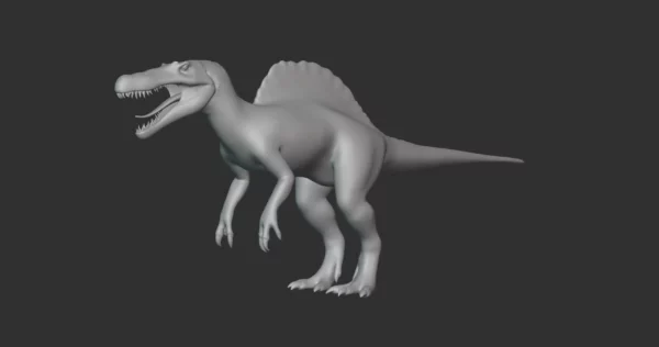 Siamosaurus Basemesh 3D Model Free Download 3D Model Creature Guard 3
