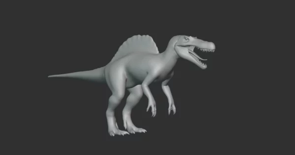 Siamosaurus Basemesh 3D Model Free Download 3D Model Creature Guard 4