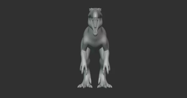 Siamosaurus Basemesh 3D Model Free Download 3D Model Creature Guard 5