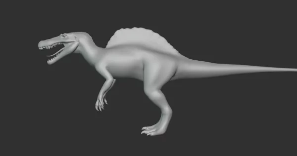 Siamosaurus Basemesh 3D Model Free Download 3D Model Creature Guard 6
